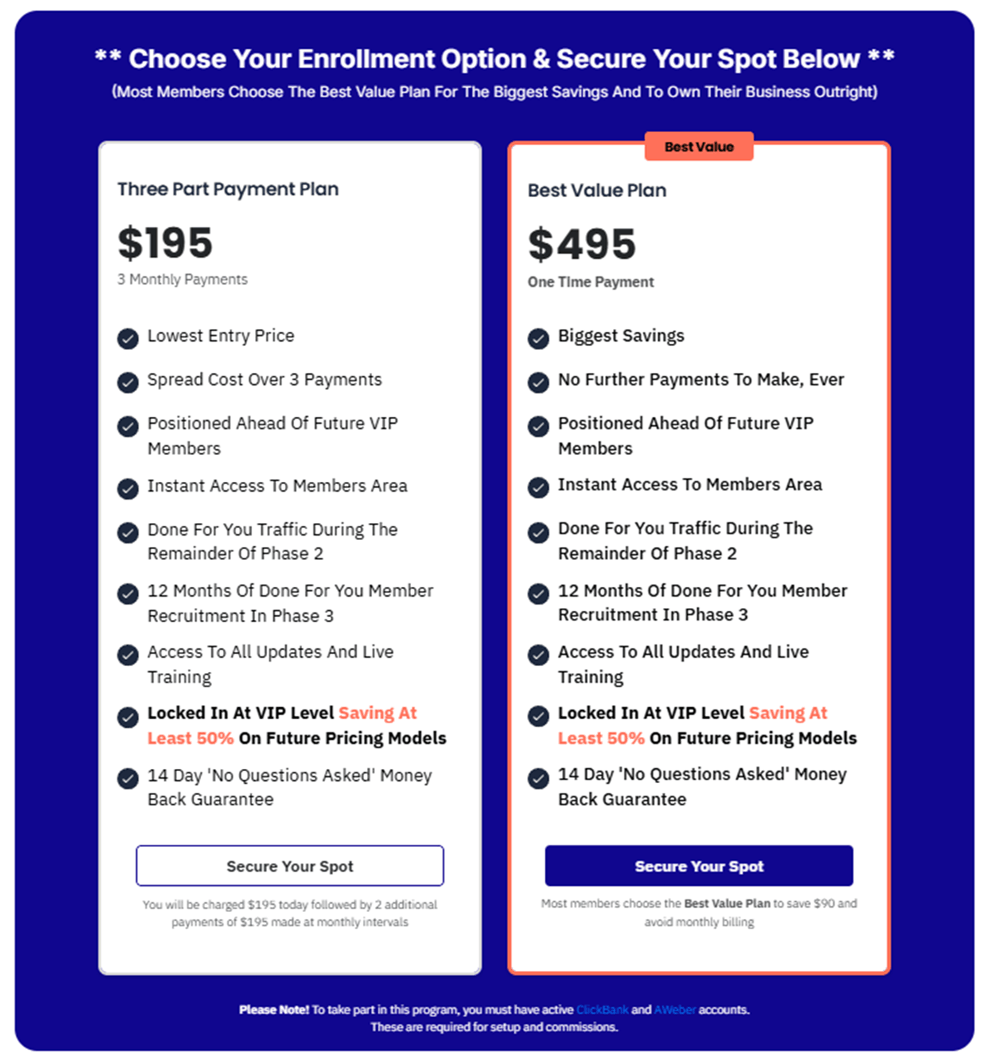 CB Profit club discounted price